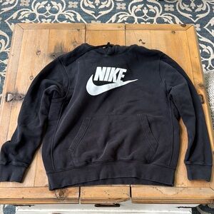 Nike Black Hoodie with Logo